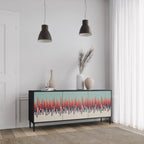 CHROMA CONTOURS Sideboard mit 3 Türen in Schwarz