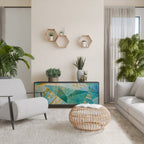 SPECTRUM SPLENDOR Sideboard mit 3 Türen in Schwarz