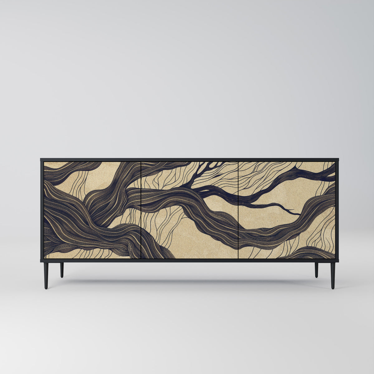 UNIFIED FRAGMENTS 3-türiges Sideboard