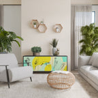 BODY LANGUAGE Sideboard mit 3 Türen in Schwarz