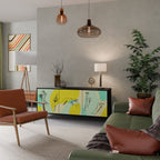 BODY LANGUAGE Sideboard mit 3 Türen in Schwarz