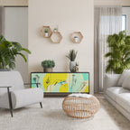 BODY LANGUAGE Sideboard mit 3 Türen in Schwarz