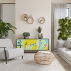 BODY LANGUAGE Sideboard mit 3 Türen in Schwarz