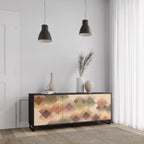 GEOMETRIC FUSION Sideboard mit 3 Türen in Schwarz