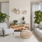 GEOMETRIC FUSION Sideboard mit 3 Türen in Schwarz