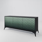 ORNAMENTAL GLIMMER Sideboard mit 3 Türen in Schwarz