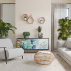 ABSTRACT THOUGHTS Sideboard mit 3 Türen in Schwarz