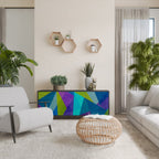 COLD SHOWCASE Sideboard mit 3 Türen in Schwarz