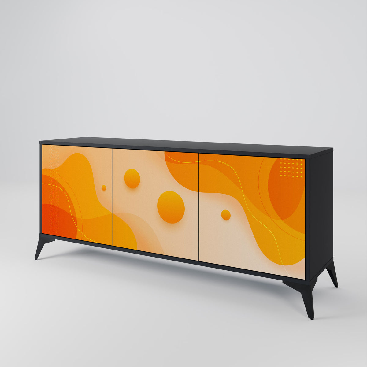 ORANGE ARRANGEMENT 3-türiges Sideboard