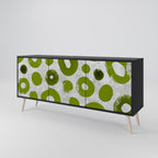 GREEN RHAPSODY Sideboard mit 3 Türen in Schwarz