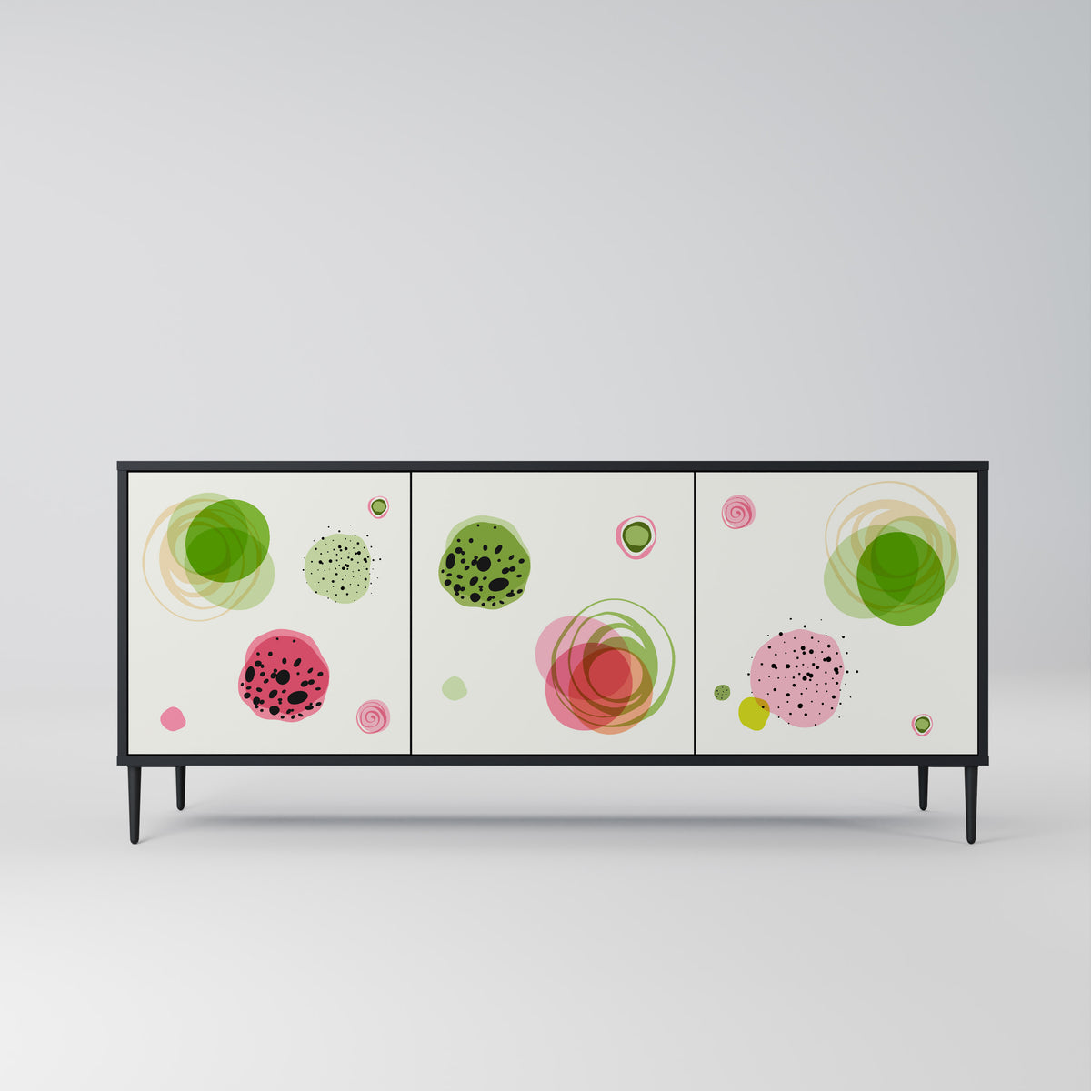 COLORFUL COSMOS 3-türiges Sideboard
