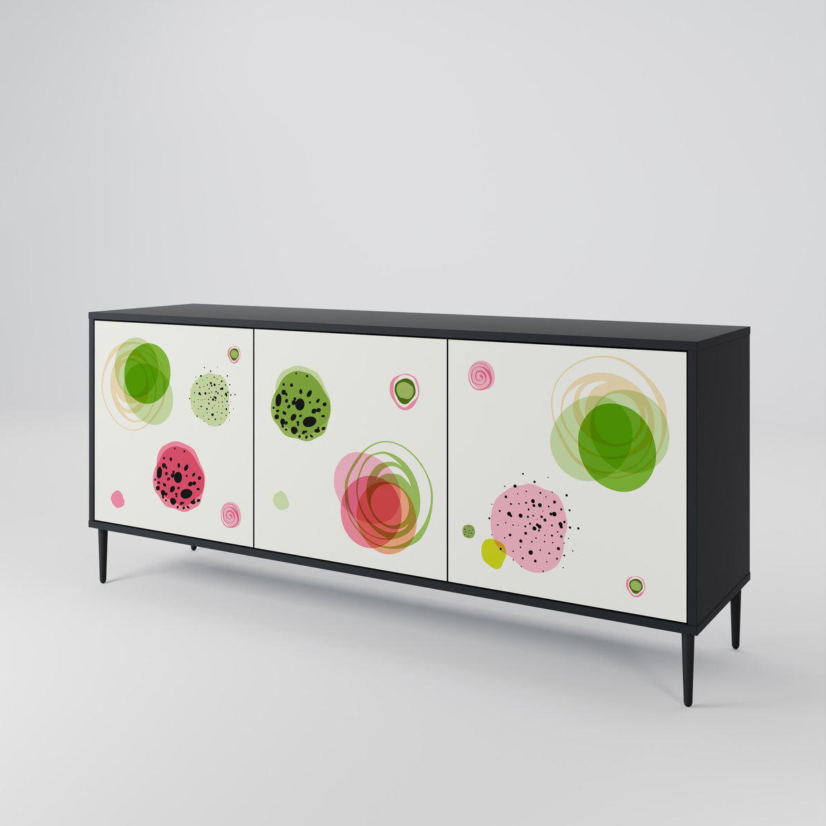 COLORFUL COSMOS 3-türiges Sideboard