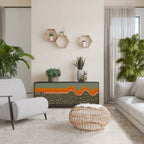 SIMPLE SOLUTIONS Sideboard mit 3 Türen in Schwarz