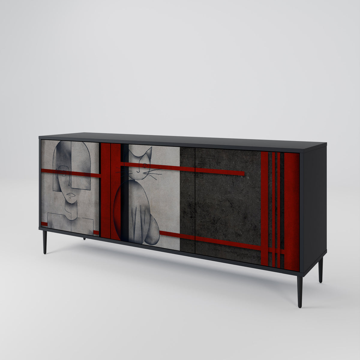 GRAY FIGURES 3-türiges Sideboard