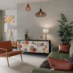 FLEETING HAPPINESS Sideboard mit 3 Türen in Schwarz