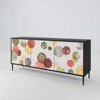 FLEETING HAPPINESS Sideboard mit 3 Türen in Schwarz