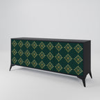 ROYAL MEDALLION Sideboard mit 3 Türen in Schwarz