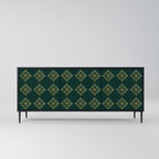 ROYAL MEDALLION Sideboard mit 3 Türen in Schwarz