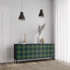 ROYAL MEDALLION Sideboard mit 3 Türen in Schwarz