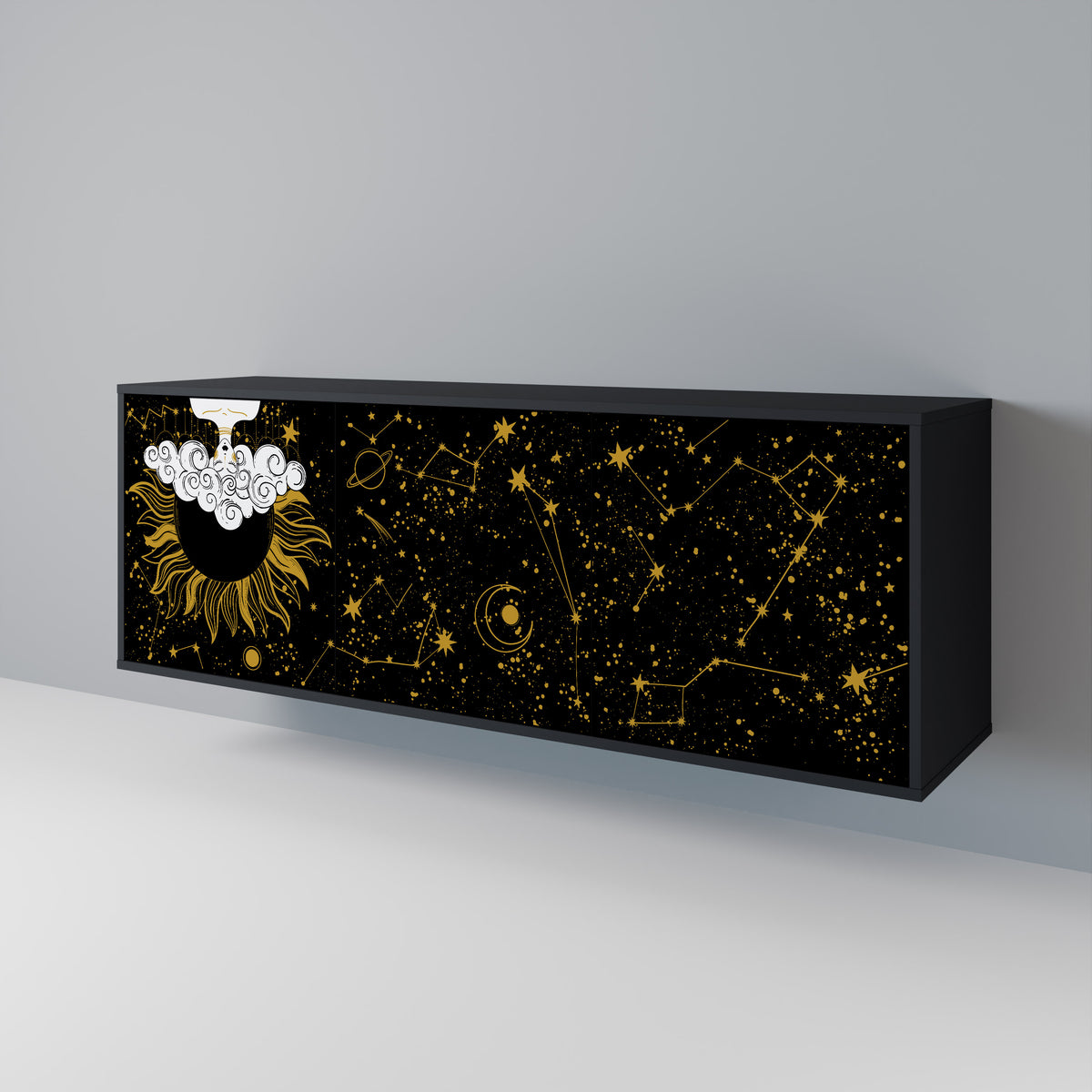 STELLAR CONSTELLATIONS 3-türiges Sideboard