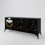 STELLAR CONSTELLATIONS Sideboard mit 3 Türen in Schwarz