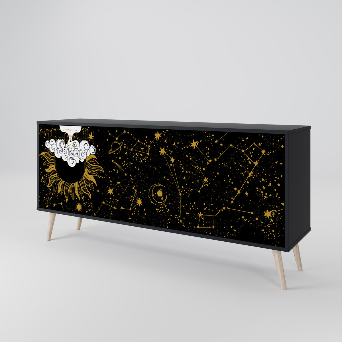 STELLAR CONSTELLATIONS 3-türiges Sideboard