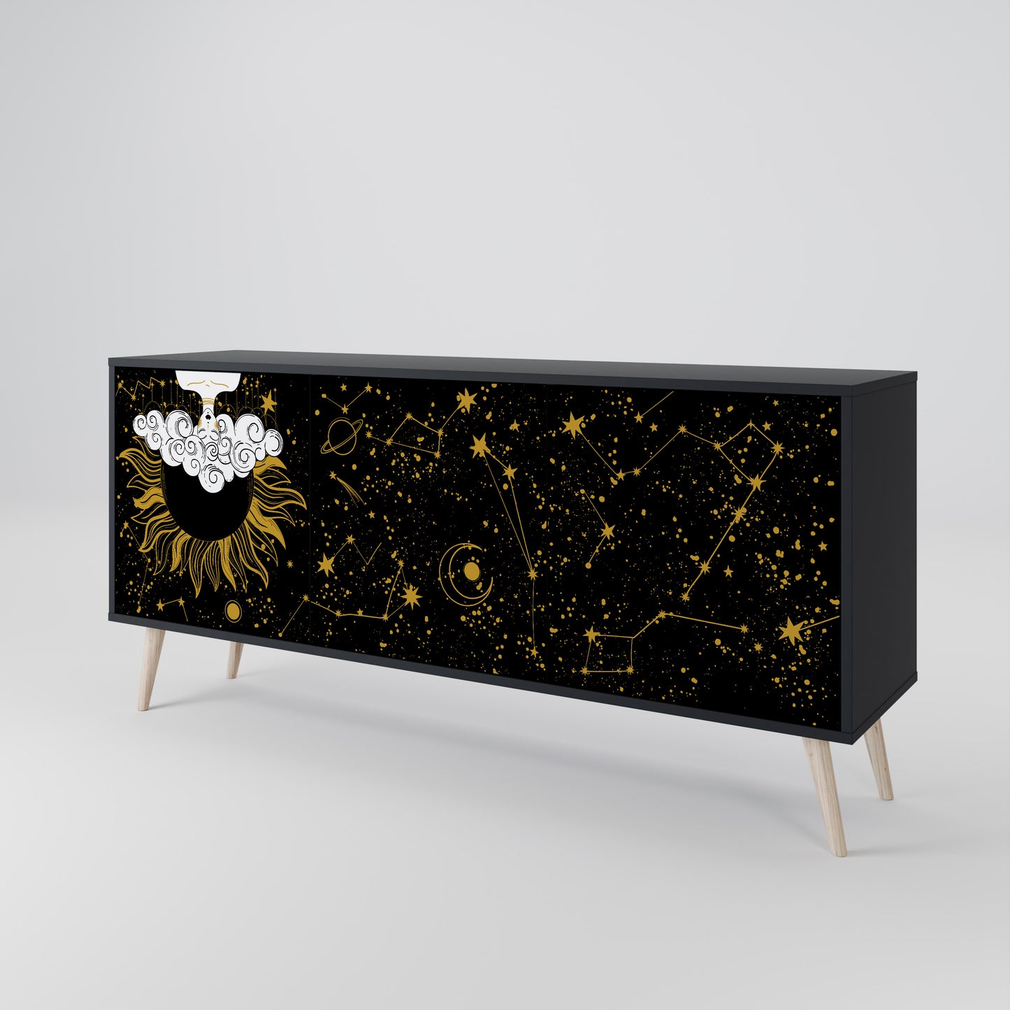 STELLAR CONSTELLATIONS 3-türiges Sideboard