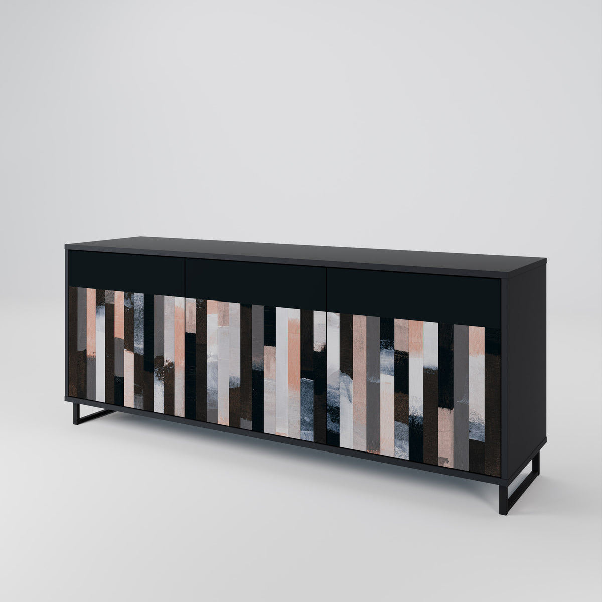 COLLAGE OF RECTANGLES 3-türiges Sideboard