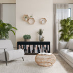 COLLAGE OF RECTANGLES Sideboard mit 3 Türen in Schwarz