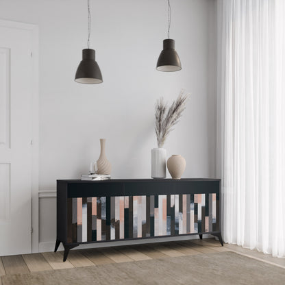 COLLAGE OF RECTANGLES 3-türiges Sideboard