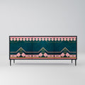 ROYAL COMPOSITION Sideboard mit 3 Türen in Schwarz