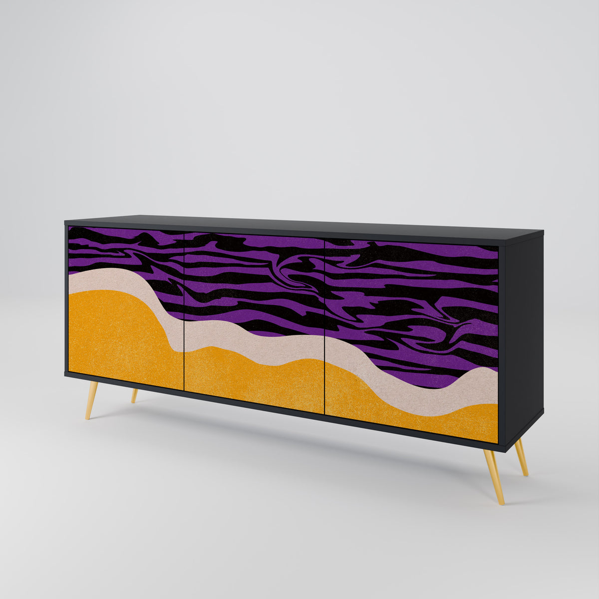 INDEPENDENT BORDER 3-türiges Sideboard