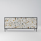 PIECES OF TOMORROW Sideboard mit 3 Türen in Schwarz