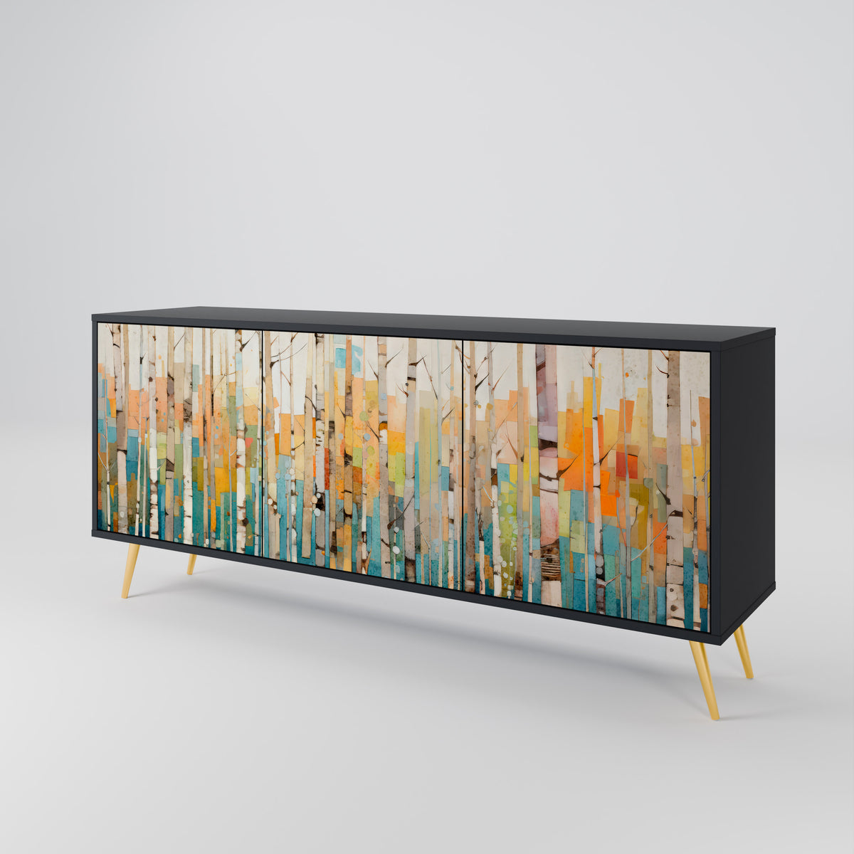 BIRCH KALEIDOSCOPE 3-türiges Sideboard