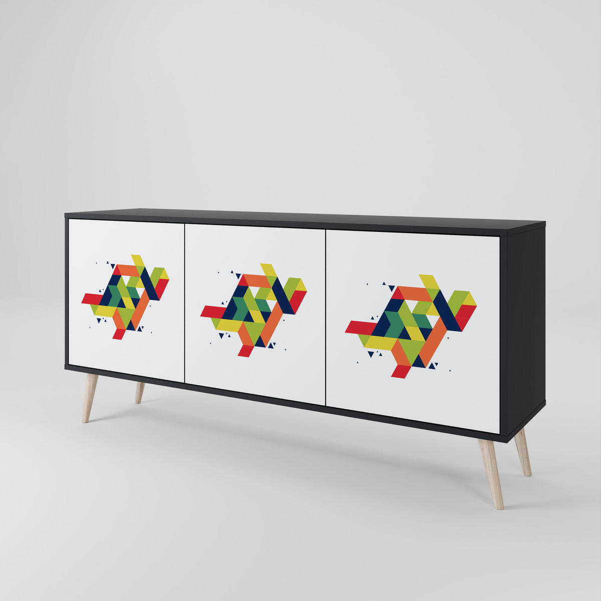FUTURE SIGN 3-türiges Sideboard