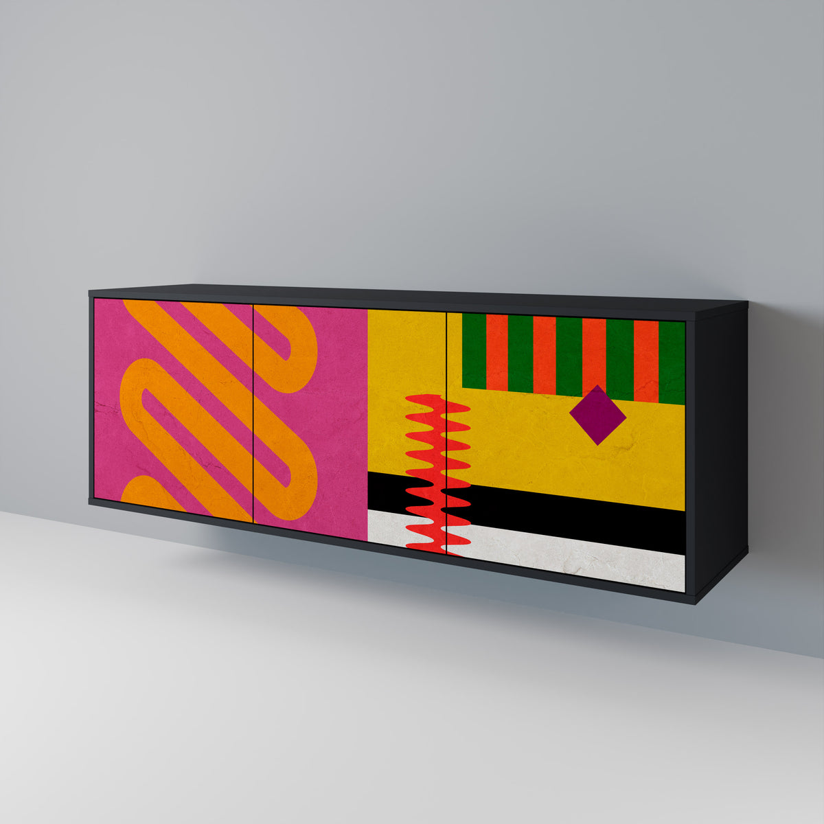 VIVID ART 3-türiges Sideboard