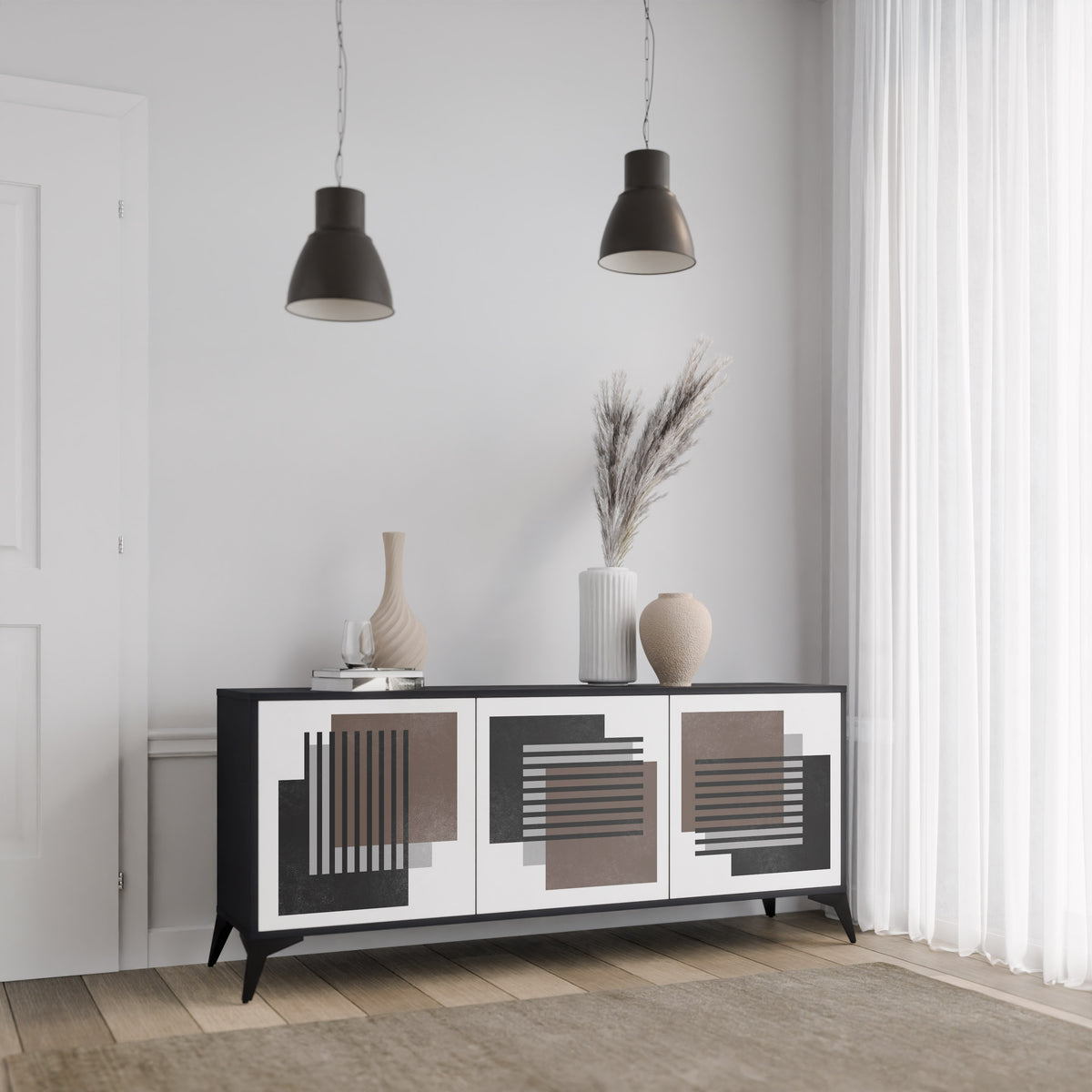 SHADOW SYNCHRONY 3-türiges Sideboard