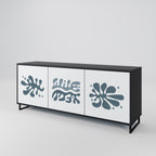 WONDERLAND VEGETATION Sideboard mit 3 Türen in Schwarz