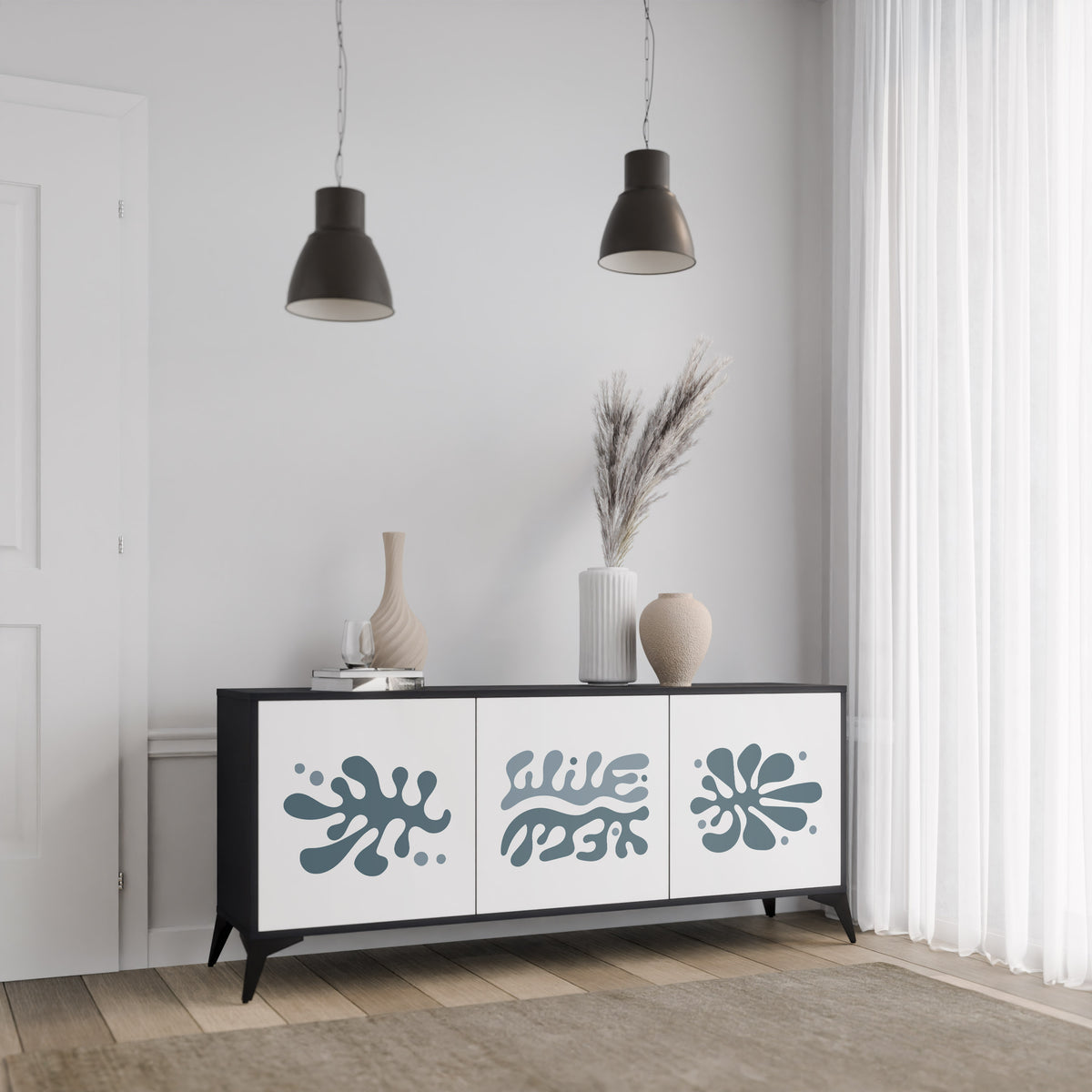 WONDERLAND VEGETATION 3-türiges Sideboard