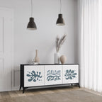 WONDERLAND VEGETATION Sideboard mit 3 Türen in Schwarz
