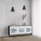 WONDERLAND VEGETATION Sideboard mit 3 Türen in Schwarz