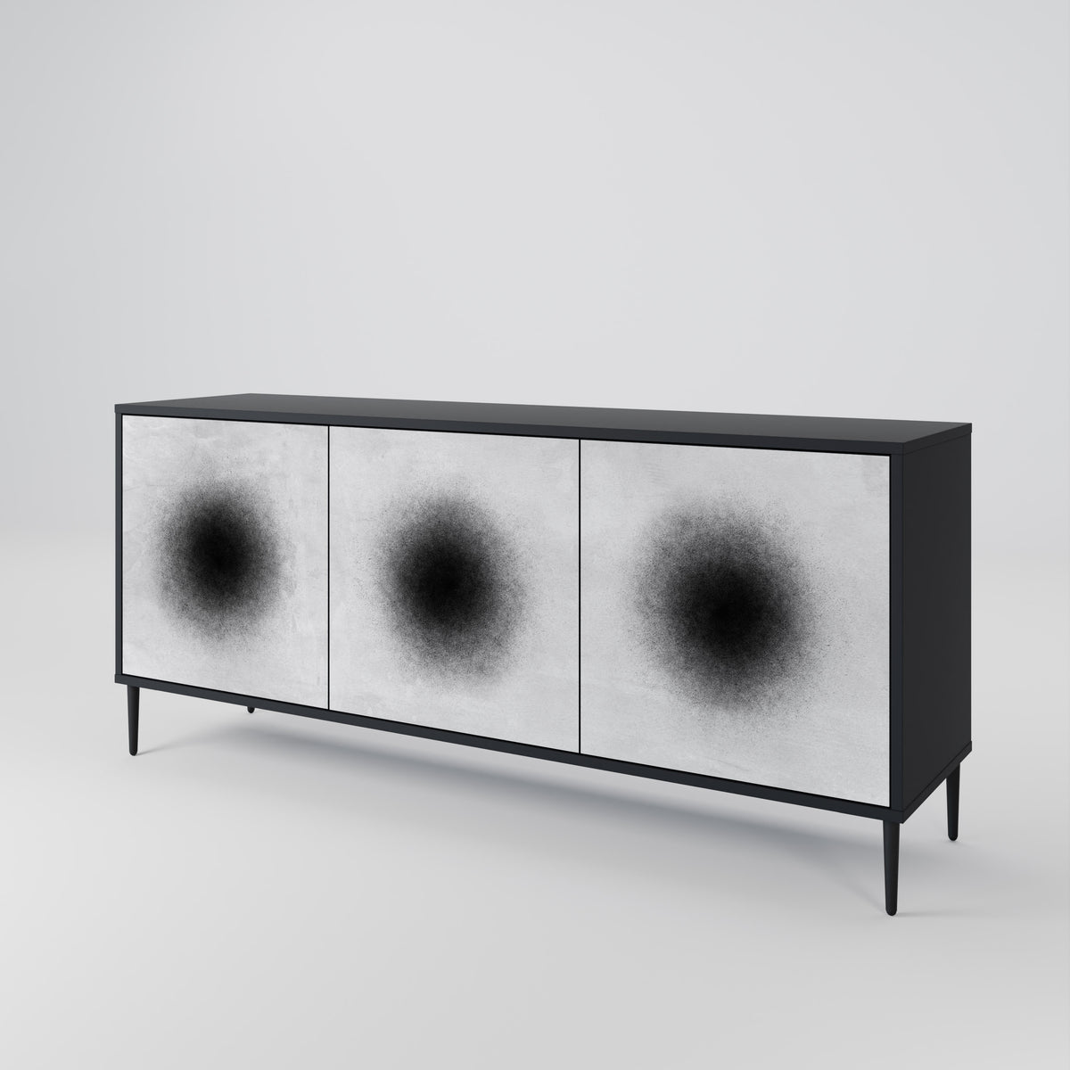 BLACK HOLE 3-türiges Sideboard