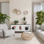 COLORFUL SHAPES Sideboard mit 3 Türen in Schwarz