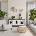 COLORFUL SHAPES Sideboard mit 3 Türen in Schwarz