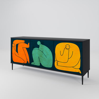 TOGETHER BUT SEPARATELY 3-türiges Sideboard