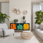 TOGETHER BUT SEPARATELY 3-Door Sideboard in Black Finish