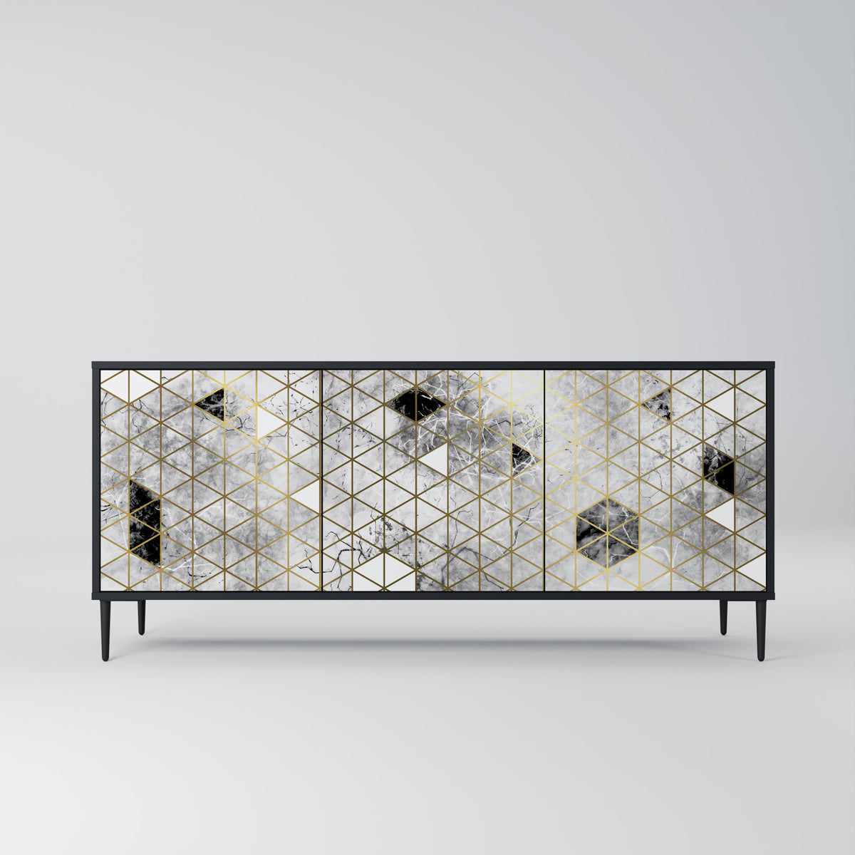 ASHEN ARIA 3-türiges Sideboard