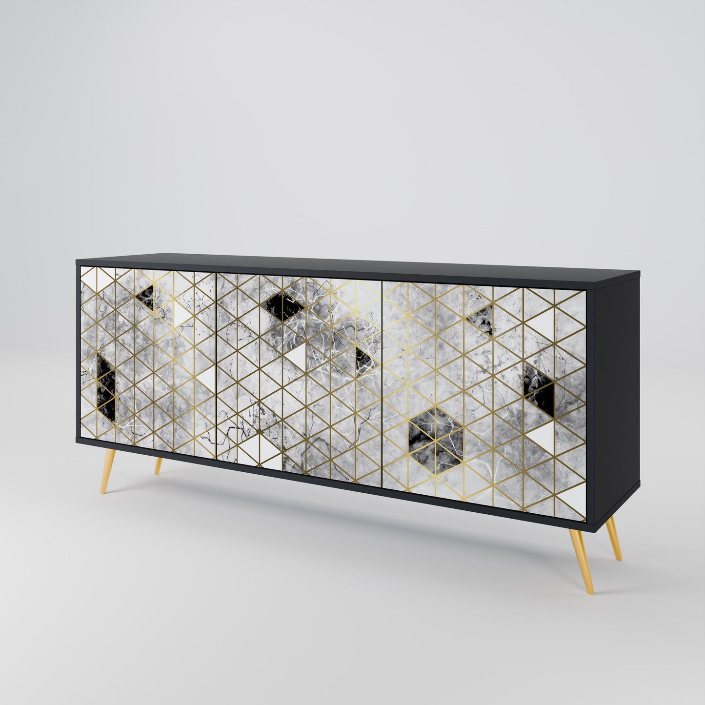 ASHEN ARIA 3-türiges Sideboard