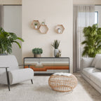 PECULIAR TRAIL 3-Door Sideboard in Black Finish