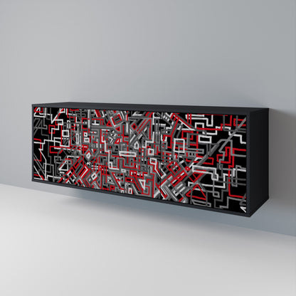 BROKEN LINES 3-türiges Sideboard
